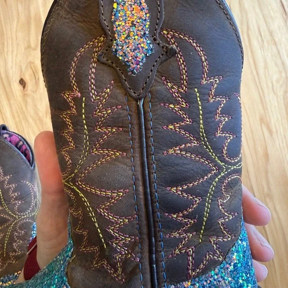 Shyanne Girl Glitter Western Boots - Picture 10 of 16